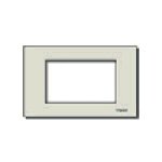 Vimar 8000 Series 3 Special Module Cover Plate, For 3-Module Flush Mounting Boxes, Snap-Fix