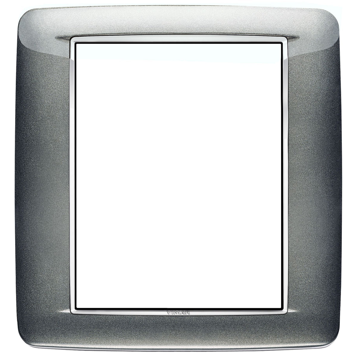 Vimar Eikon Round Cover Plate, 8 (4+4)-Module