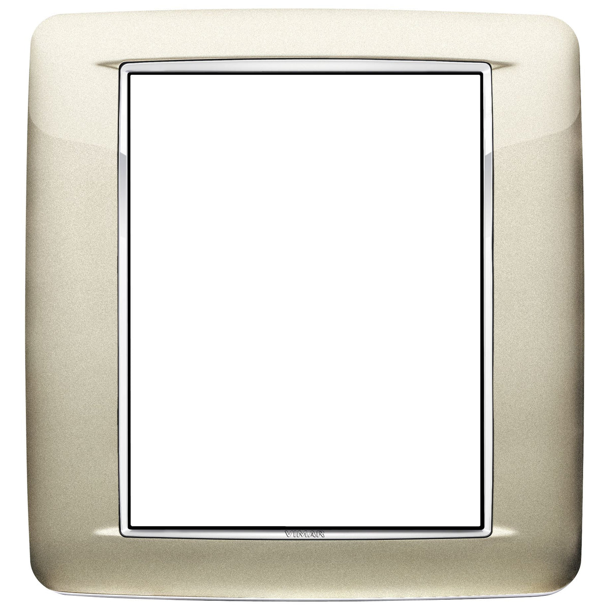Vimar Eikon Round Cover Plate, 8 (4+4)-Module