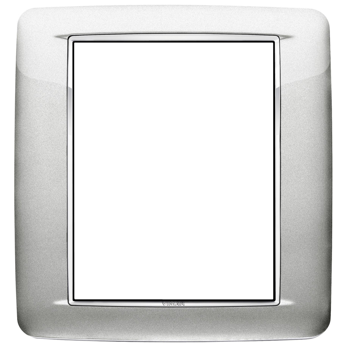 Vimar Eikon Round Cover Plate, 8 (4+4)-Module