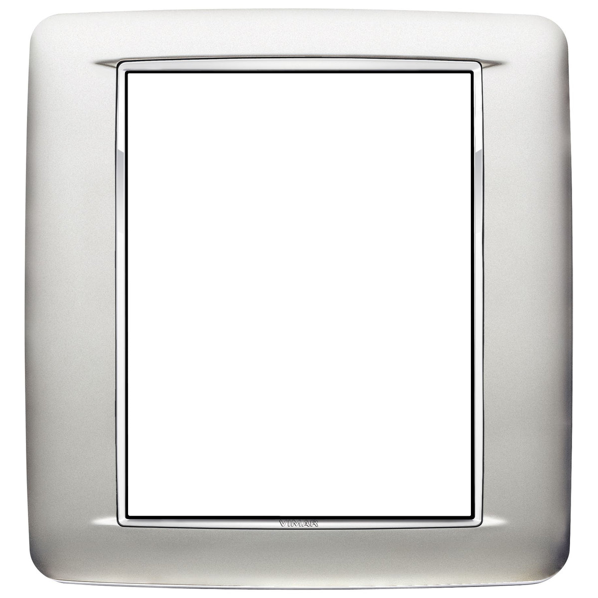Vimar Eikon Round Cover Plate, 8 (4+4)-Module