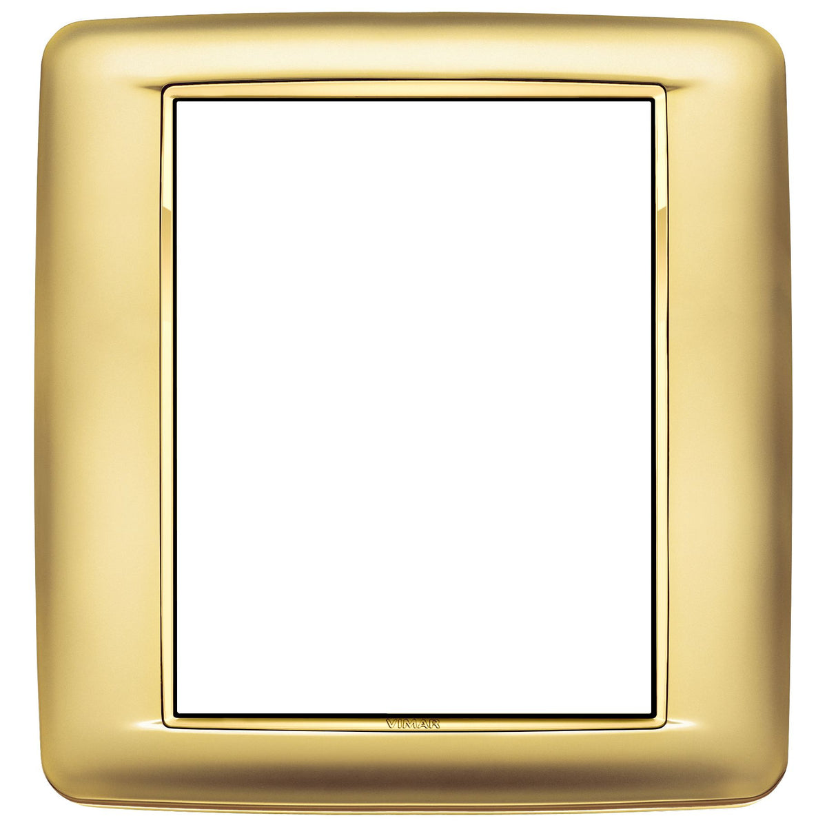 Vimar Eikon Round Cover Plate, 8 (4+4)-Module