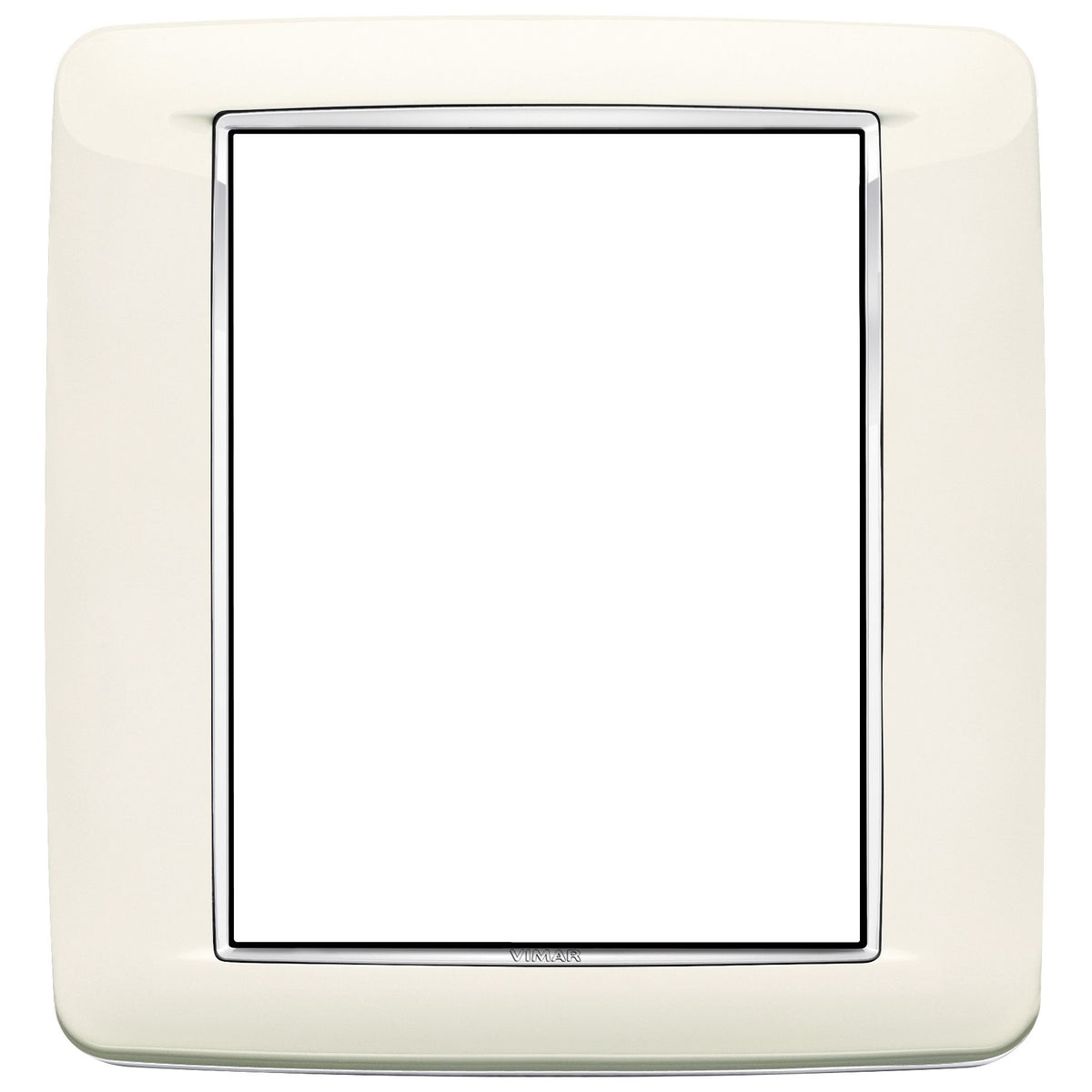 Vimar Eikon Round Cover Plate, 8 (4+4)-Module