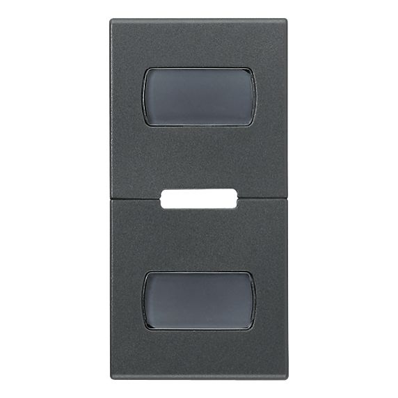 Vimar Eikon Interchangeable 1-Module Button, Thermoplastic