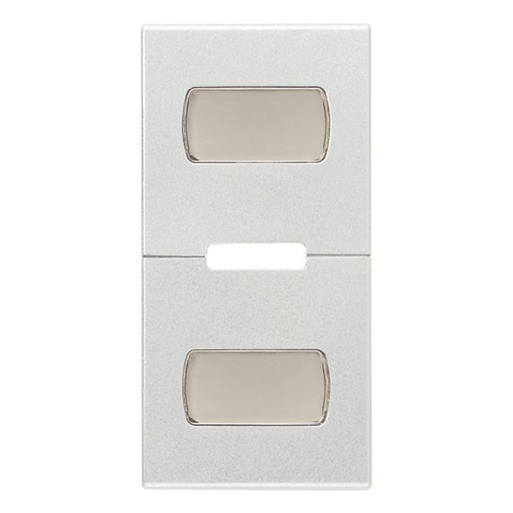 Vimar Eikon Interchangeable 1-Module Button, Thermoplastic