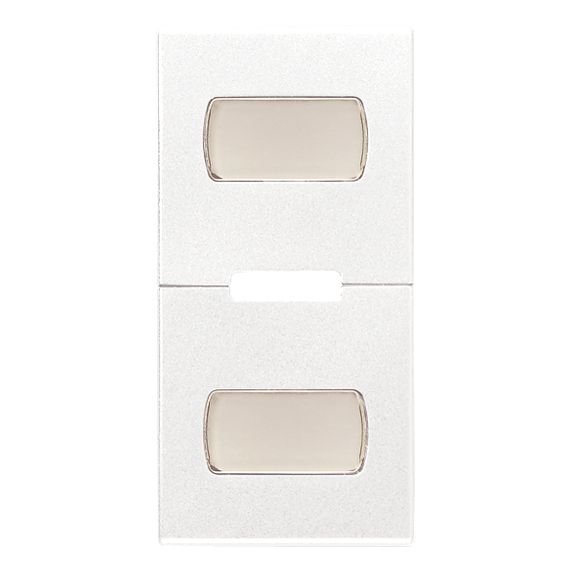 Vimar Eikon Interchangeable 1-Module Button, Thermoplastic