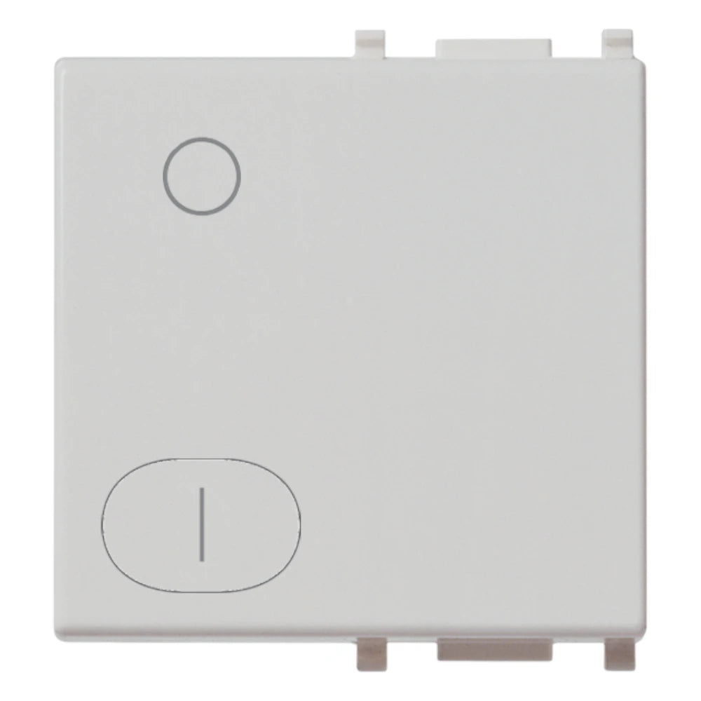 Vimar Plana Interchangeable 2-Module Button, Lightable, IP40