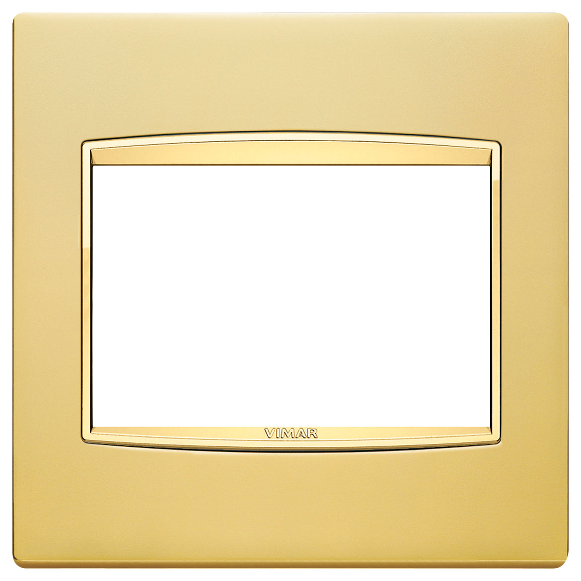 Vimar Eikon Classic Cover Plate, 3-Module, British Standard