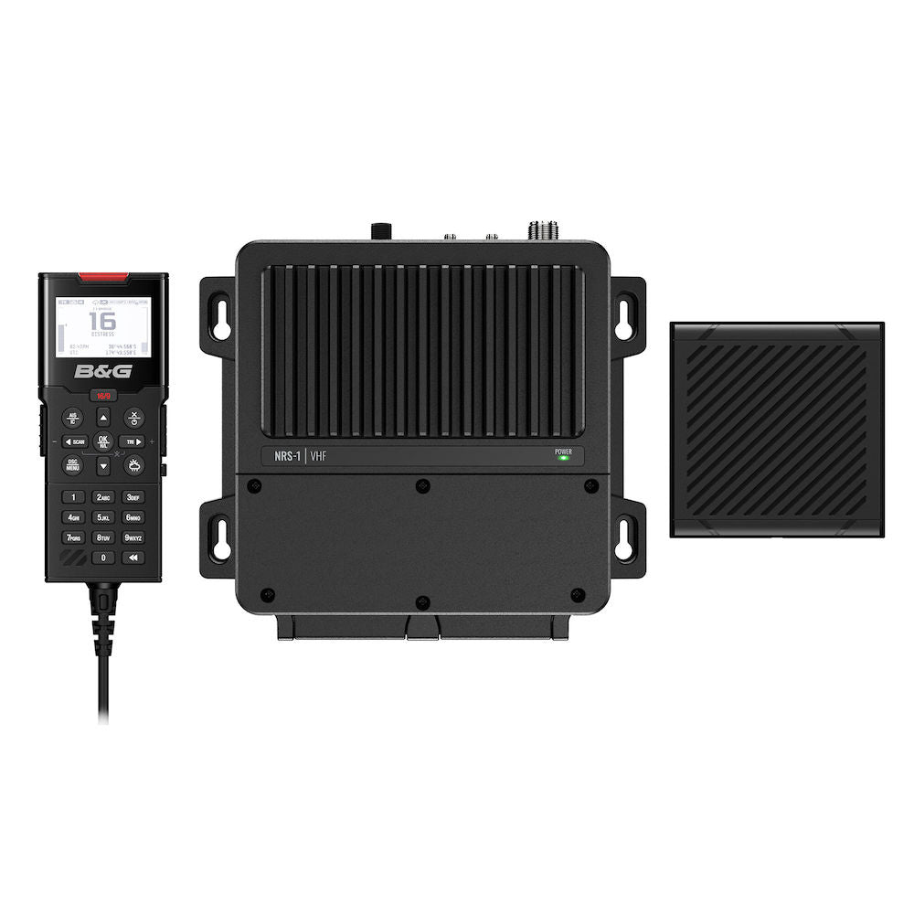 B&G V100 Black Box VHF Radio System, Class D DSC, Built-In GPS, NMEA 2000 and 0183, Up to 8 Handsets