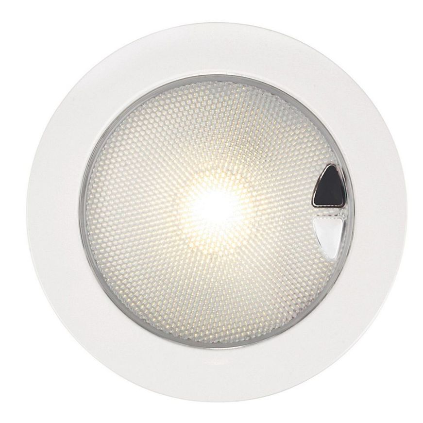 Hella Marine EuroLED 150 Round Downlight, Multivolt 9-33V DC, Completely Sealed, Recessed Mount