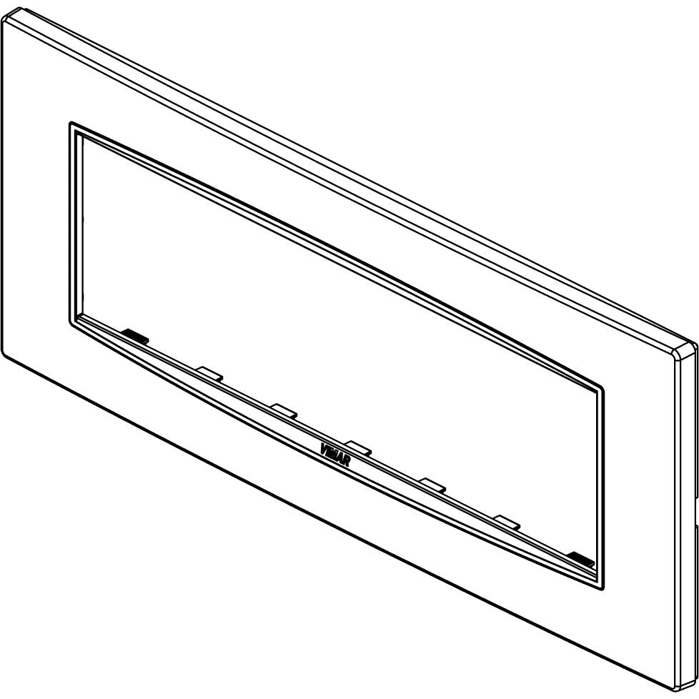 Vimar Eikon 7-Module Classic Cover Plate