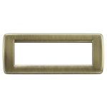 Vimar Idea Rondò Cover Plate, 6-Module, IP00, Clamp Mounting