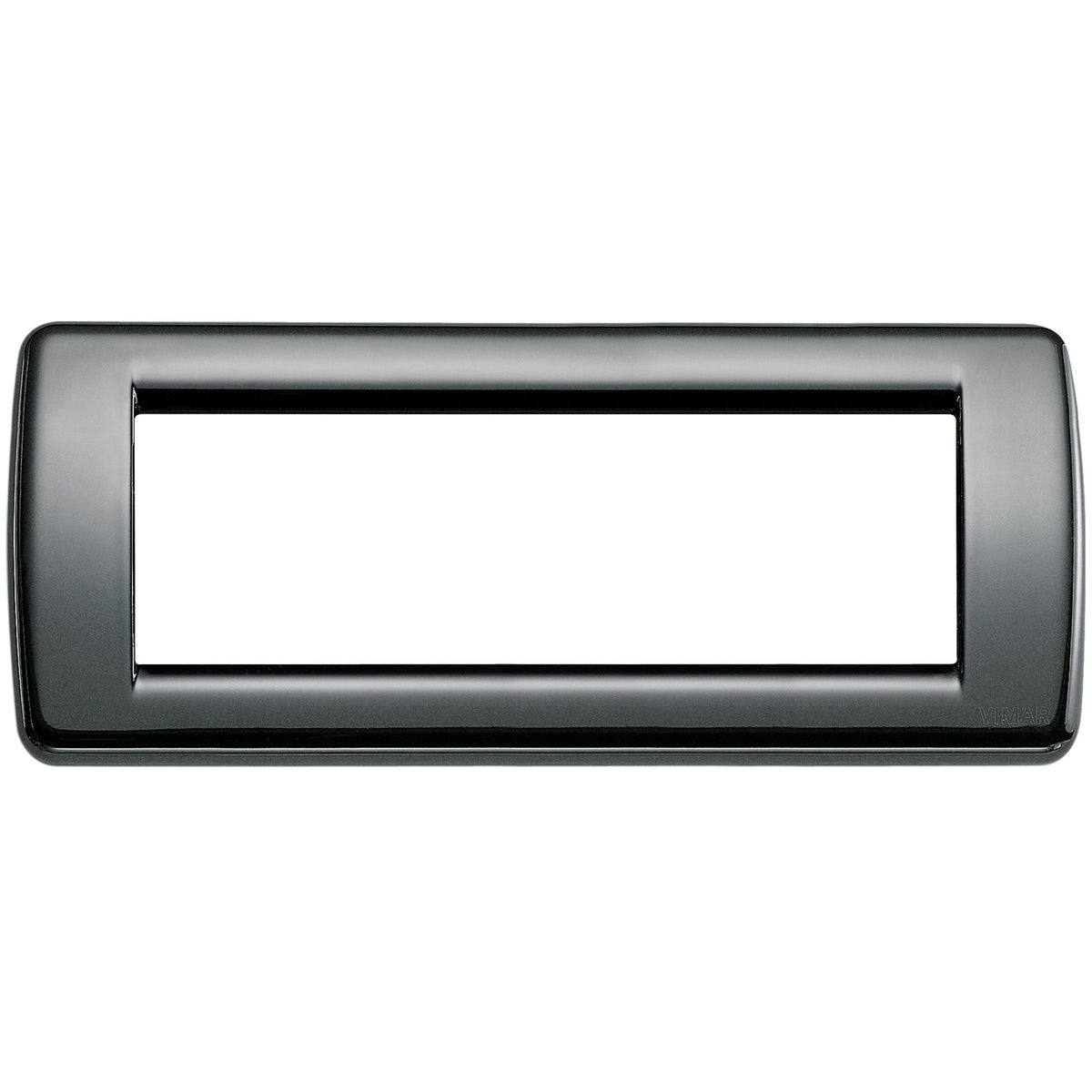 Vimar Idea Rondò Cover Plate, 6-Module, IP00, Clamp Mounting