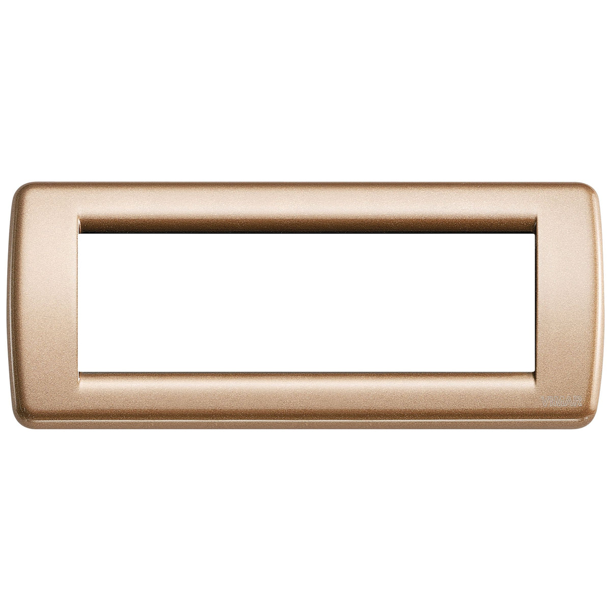 Vimar Idea Rondò Cover Plate, 6-Module, IP00, Clamp Mounting