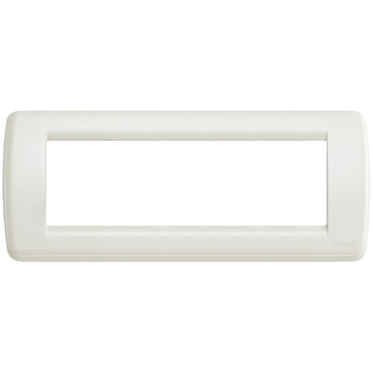 Vimar Idea Rondò Cover Plate, 6-Module, IP00, Clamp Mounting