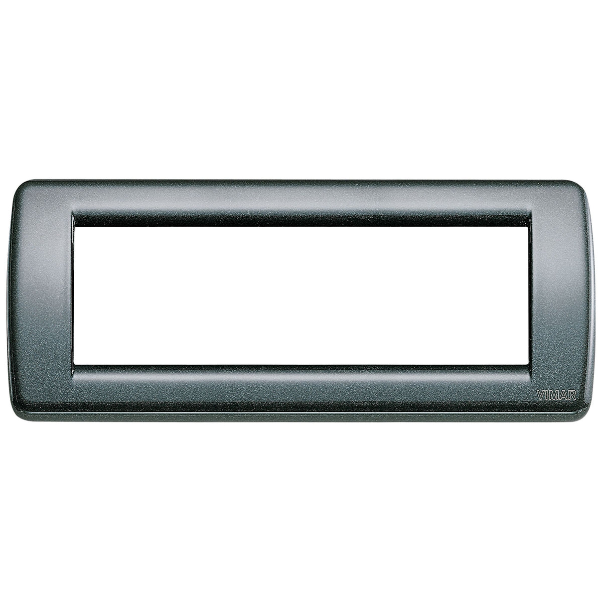Vimar Idea Rondò Cover Plate, 6-Module, IP00, Clamp Mounting