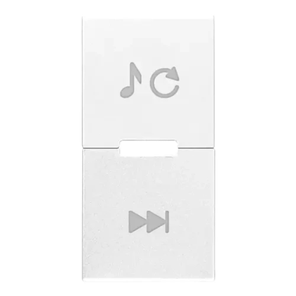 Vimar EIKON Spare 1-Module Interchangeable Button, Thermoplastic
