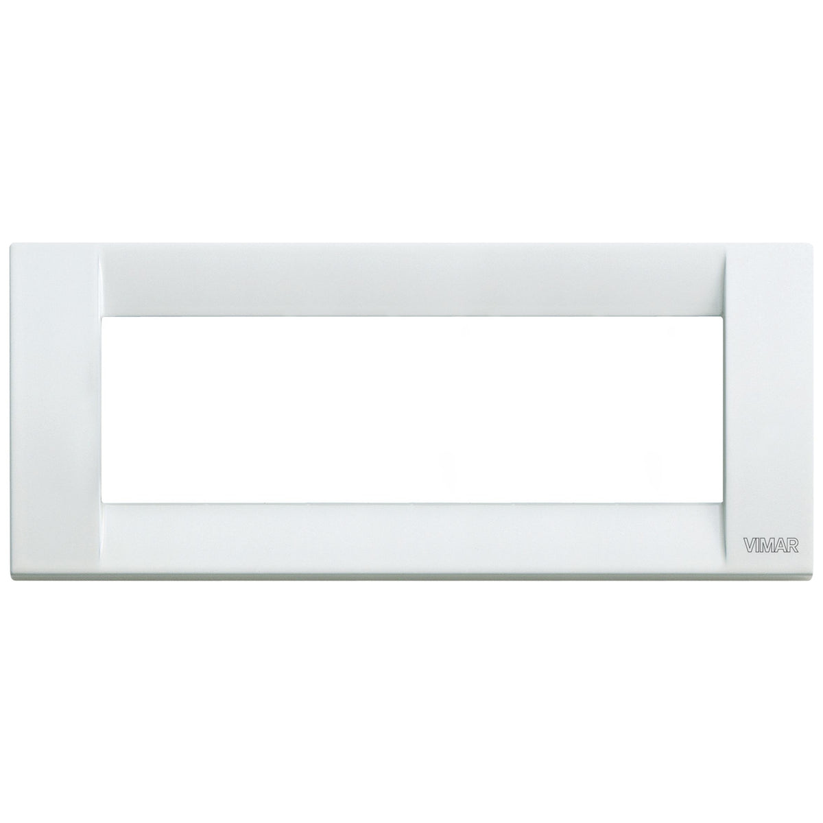 Vimar Idea Classica Cover Plate, 6-Module, Clamp Mounting, Horizontal or Vertical Mount