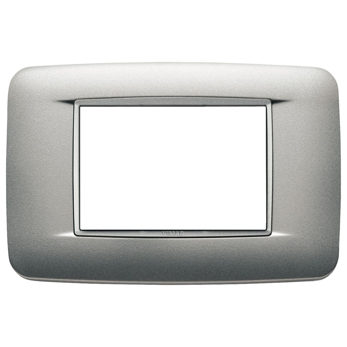 Vimar Eikon 3-Module Round Cover Plate, 120 x 80 mm, For 21613 Frame