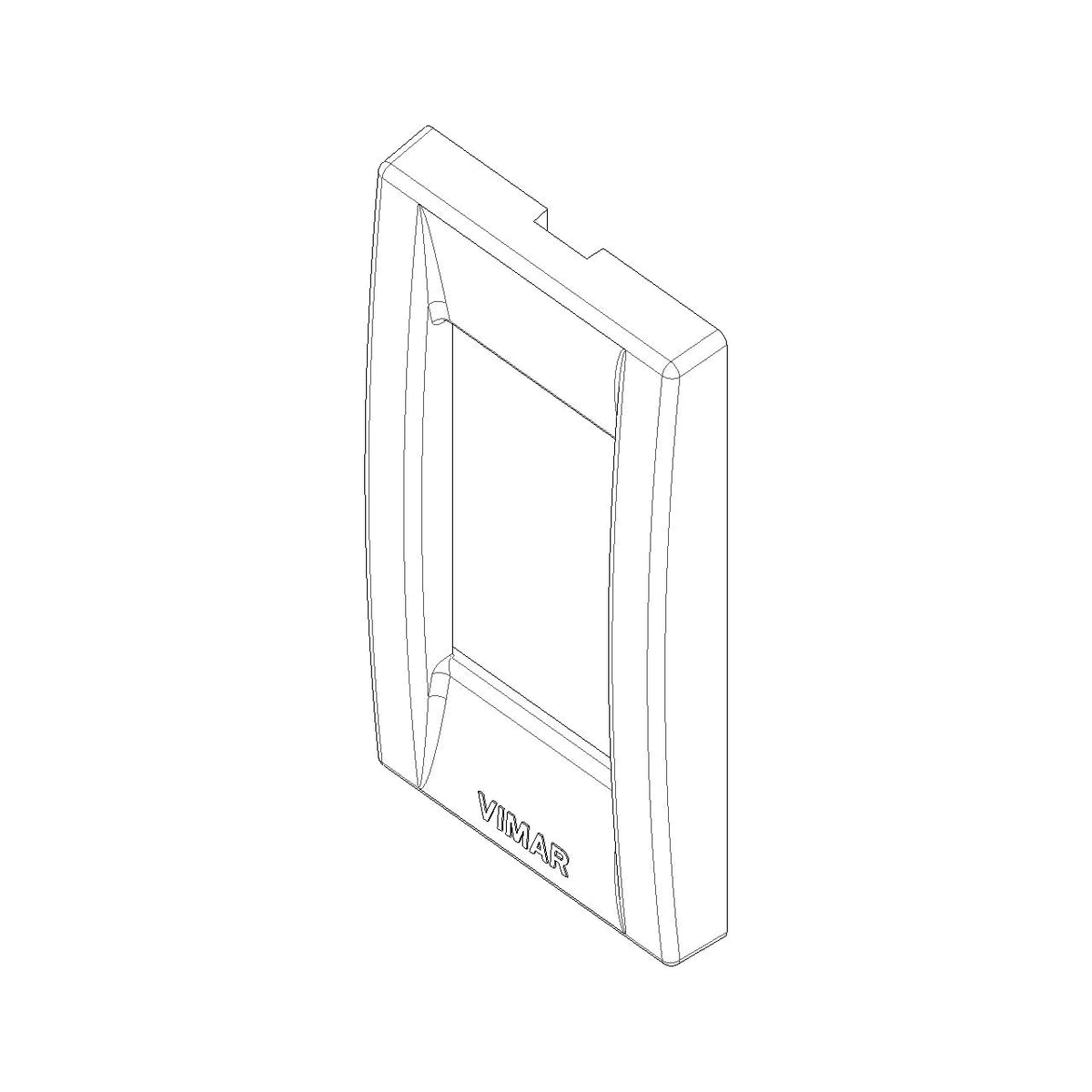 Vimar Idea Classica 1-Module Cover Plate, Panel Mount, Technopolymer