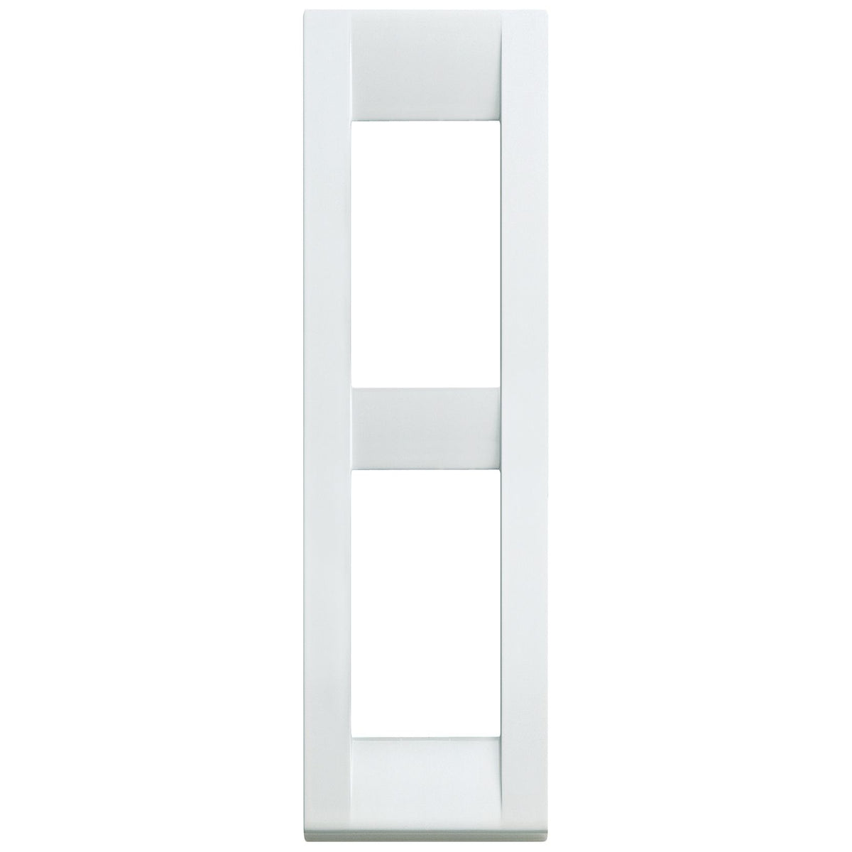 Vimar Idea Classica Cover Plate, 2-Module, Panel Mount, Technopolymer, IP00