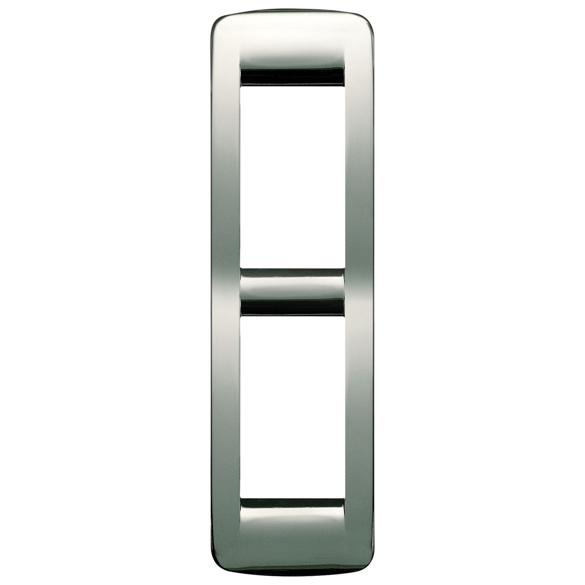 Vimar IDEA Rondò Cover Plate, 2-Module, Die-Cast Metal, Panel Mount