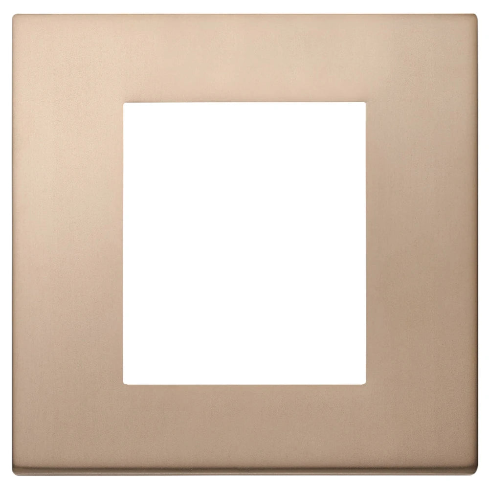 Vimar LINEA 2-Module Cover Plate, 90 x 88 mm, Horizontal/Vertical Mounting