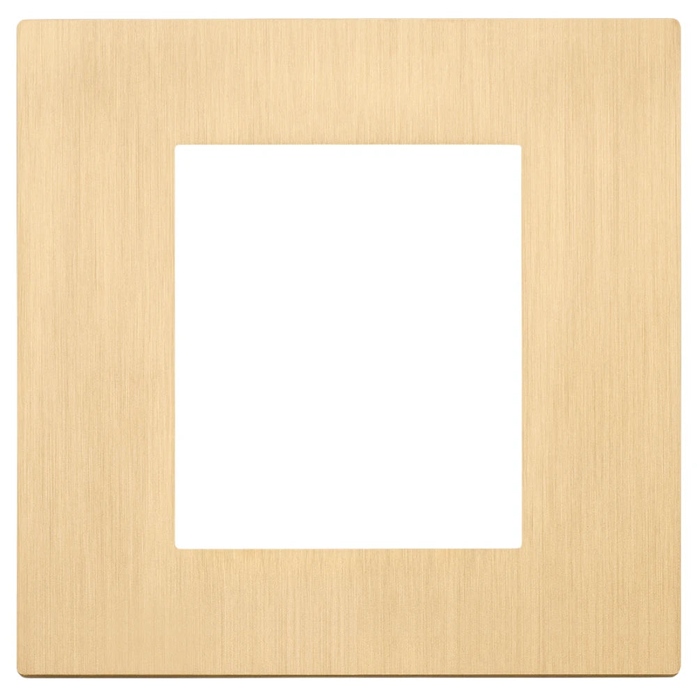 Vimar LINEA 2-Module Cover Plate, 90 x 88 mm, Horizontal/Vertical Mounting