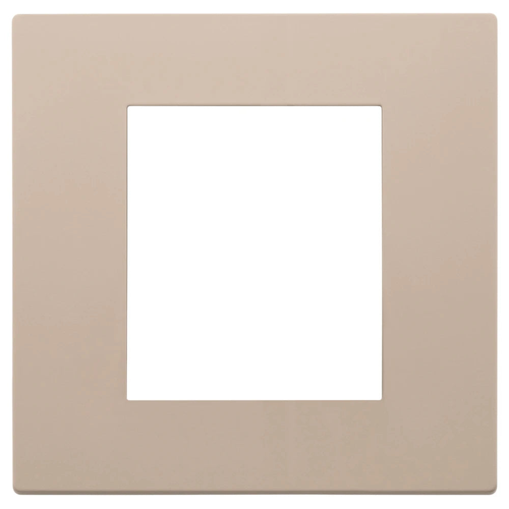 Vimar LINEA 2-Module Cover Plate, 90 x 88 mm, Horizontal/Vertical Mounting