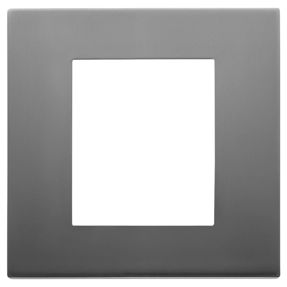 Vimar LINEA 2-Module Cover Plate, 90 x 88 mm, Horizontal/Vertical Mounting