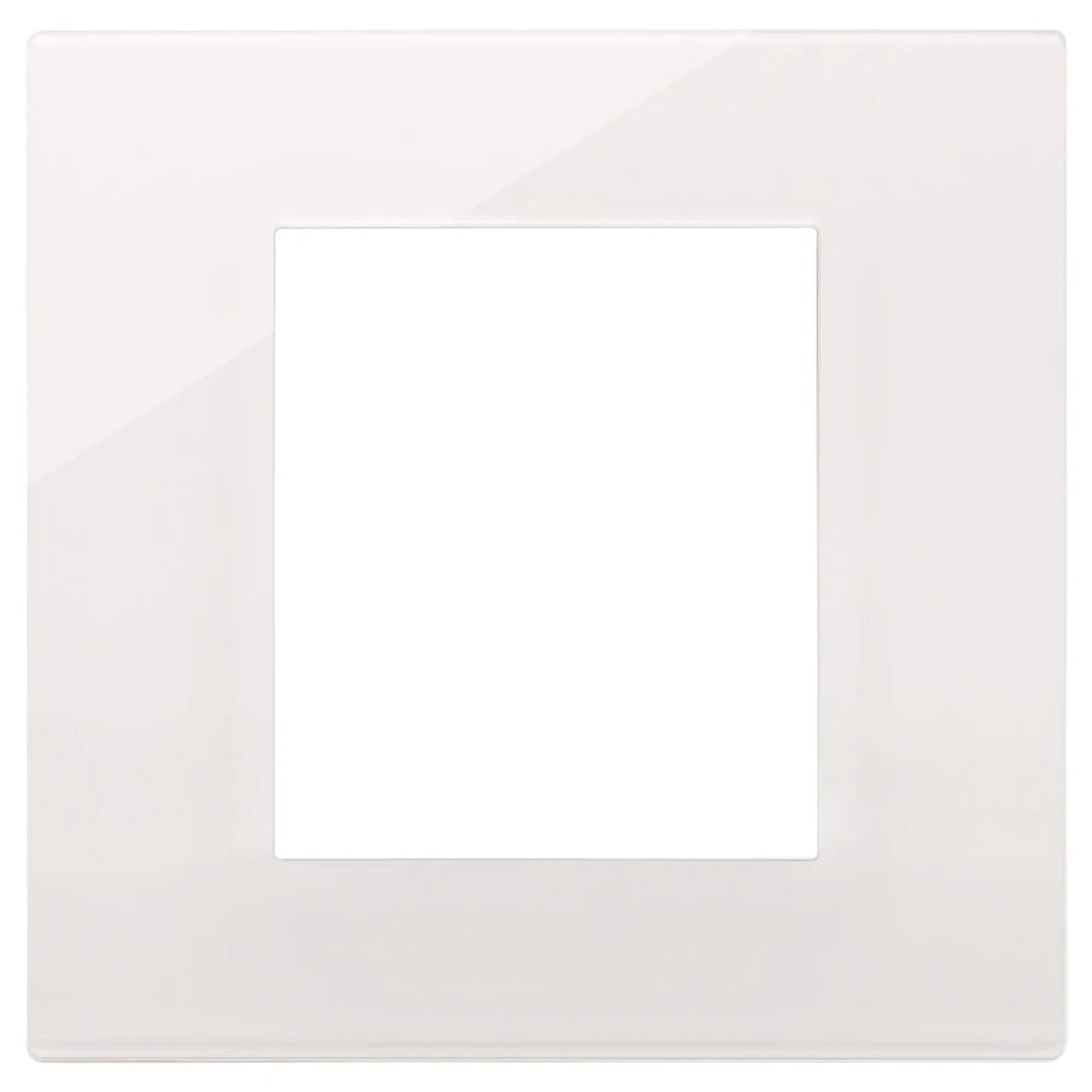 Vimar LINEA 2-Module Cover Plate, 90 x 88 mm, Horizontal/Vertical Mounting