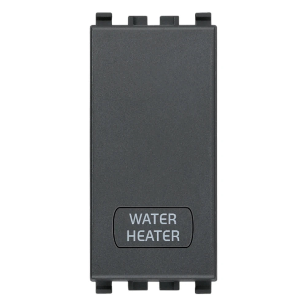 Vimar Eikon 2P 1-Way Switch, 20AX, 250V, IP40, Lightable