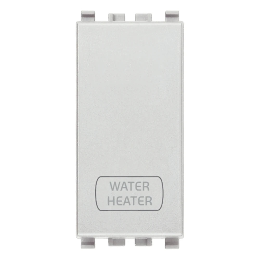 Vimar Eikon 2P 1-Way Switch, 20AX, 250V, IP40, Lightable