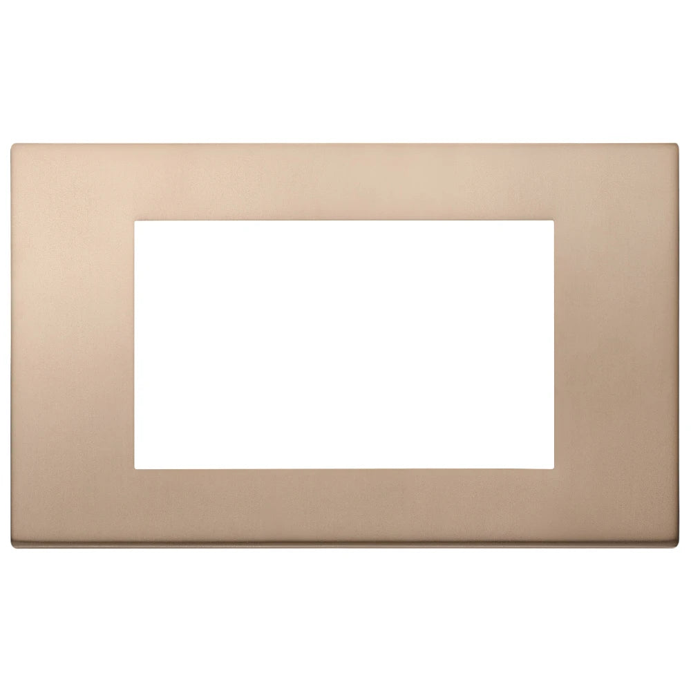 Vimar LINEA 4-Module Cover Plate, Horizontal or Vertical Mount, 146.6 x 88 mm