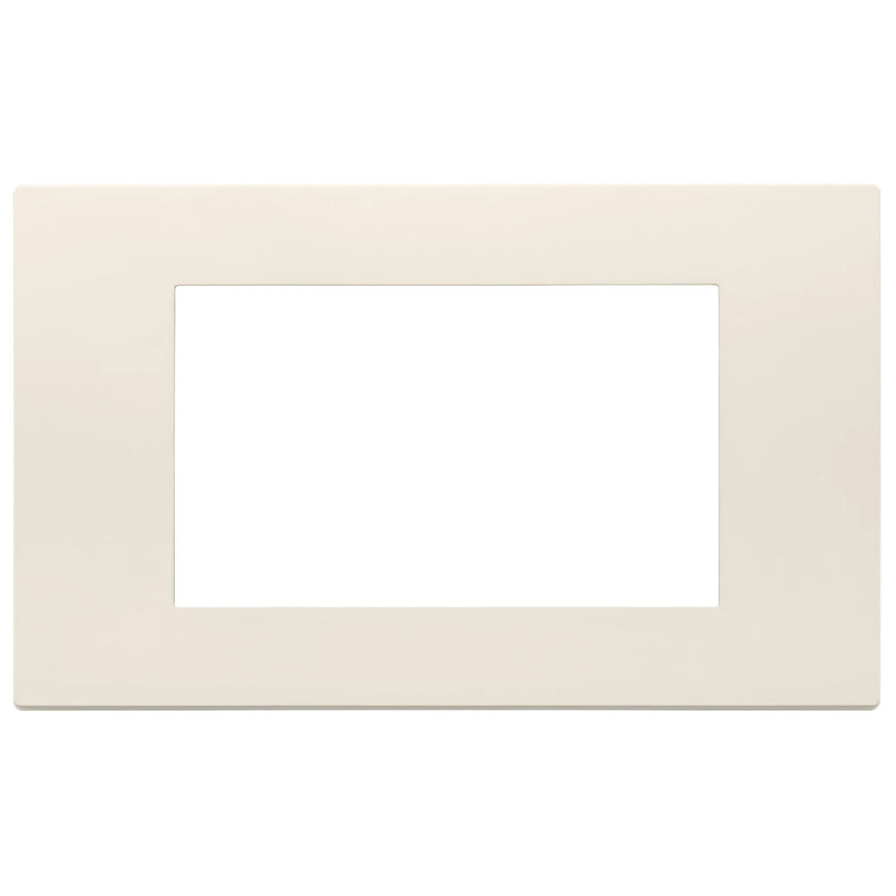 Vimar LINEA 4-Module Cover Plate, Horizontal or Vertical Mount, 146.6 x 88 mm
