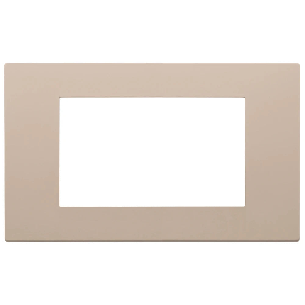 Vimar LINEA 4-Module Cover Plate, Horizontal or Vertical Mount, 146.6 x 88 mm