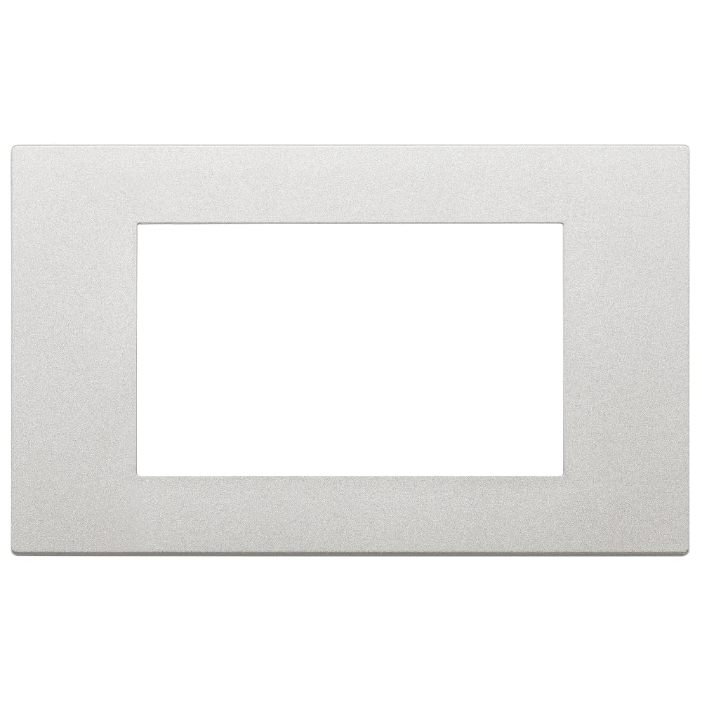 Vimar LINEA 4-Module Cover Plate, Horizontal or Vertical Mount, 146.6 x 88 mm