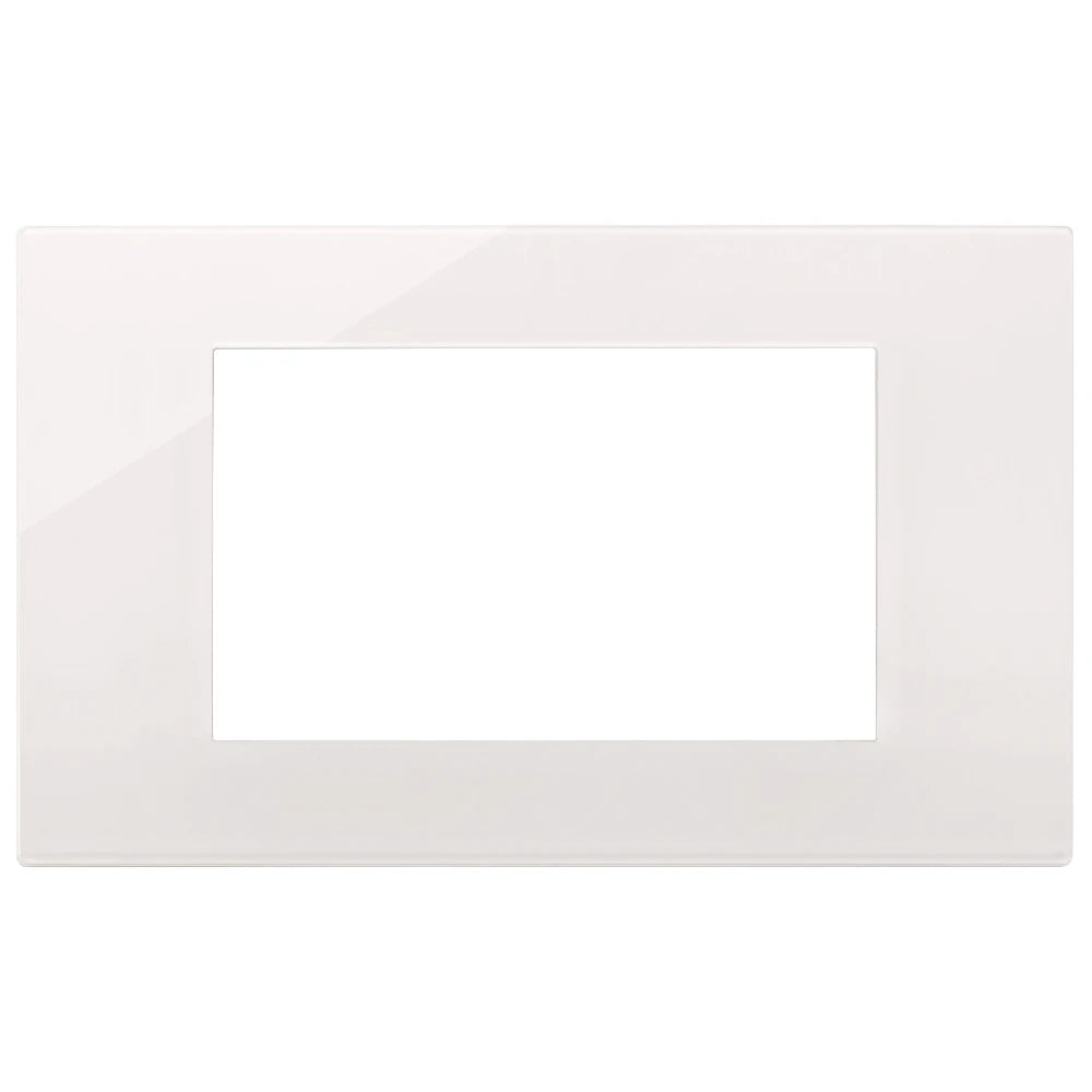 Vimar LINEA 4-Module Cover Plate, Horizontal or Vertical Mount, 146.6 x 88 mm