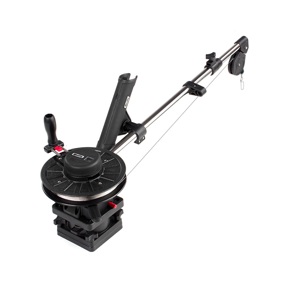 Scotty 1091 Telescoping 60" Longarm Combo Manual Downrigger w/ Swivel Base 1091