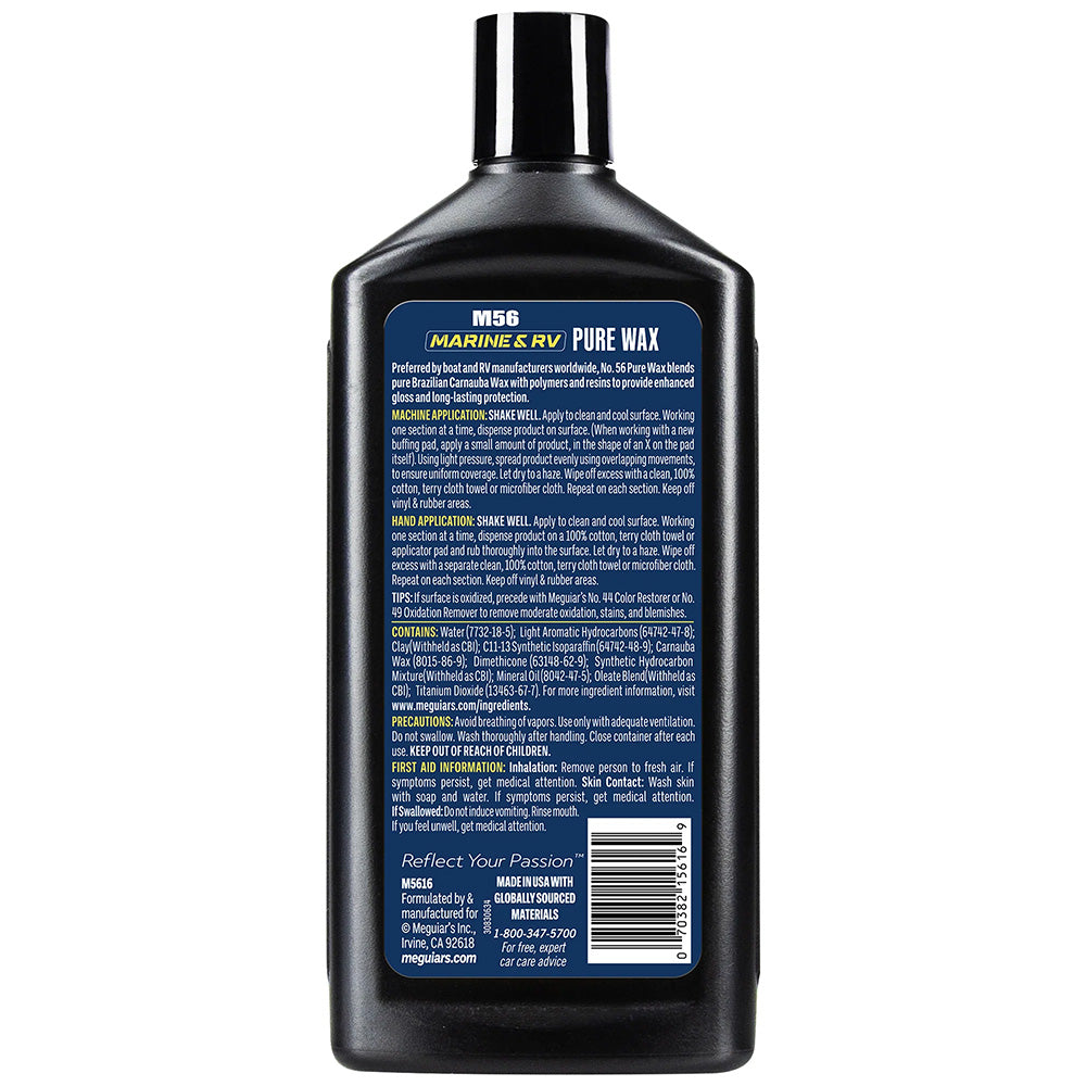 Meguiar's #56 Boat/RV Pure Wax - 16oz M5616