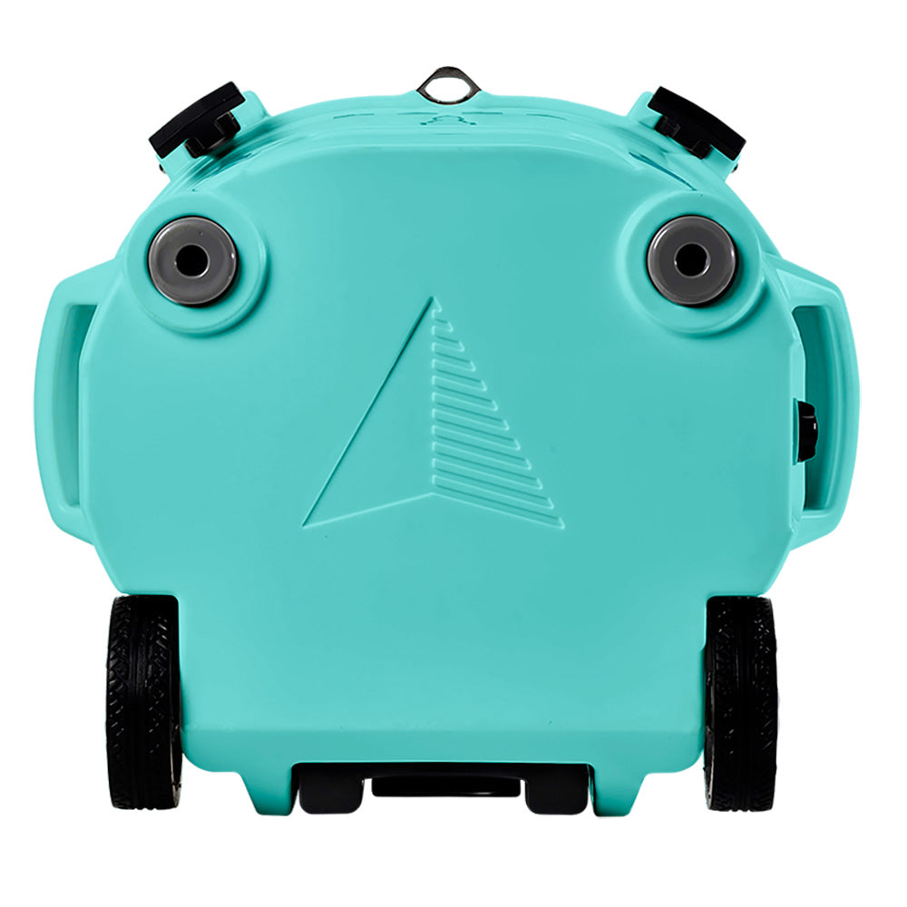 LAKA Coolers 30 Qt Cooler w/Telescoping Handle & Wheels - Seafoam 1082