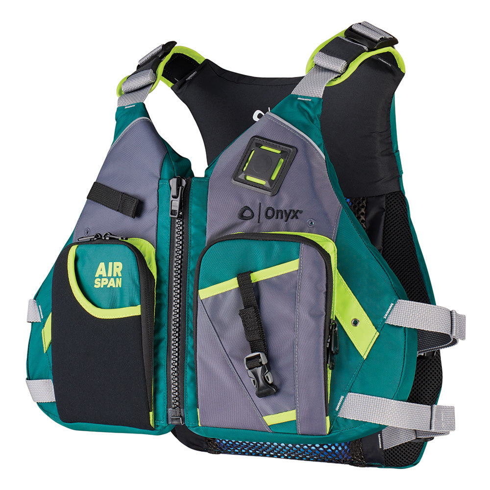 Onyx Airspan Angler Life Jacket - XS/SM - Green 123200-400-020-23