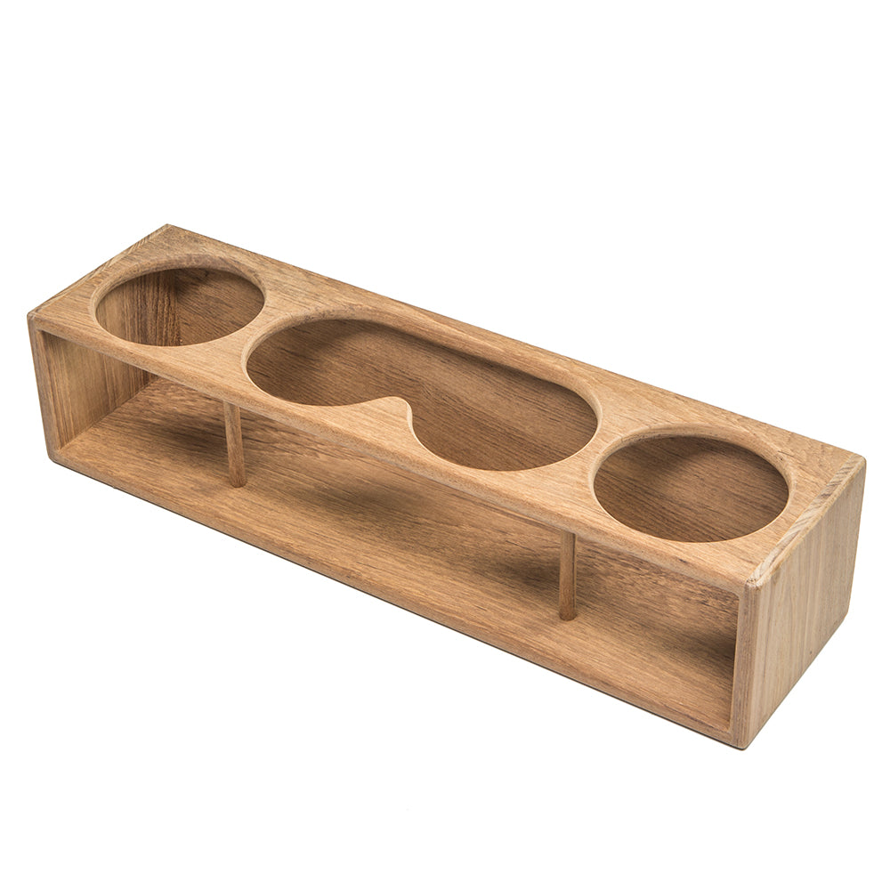 Whitecap Teak Four Insulated Drink/Binocular Rack 62634