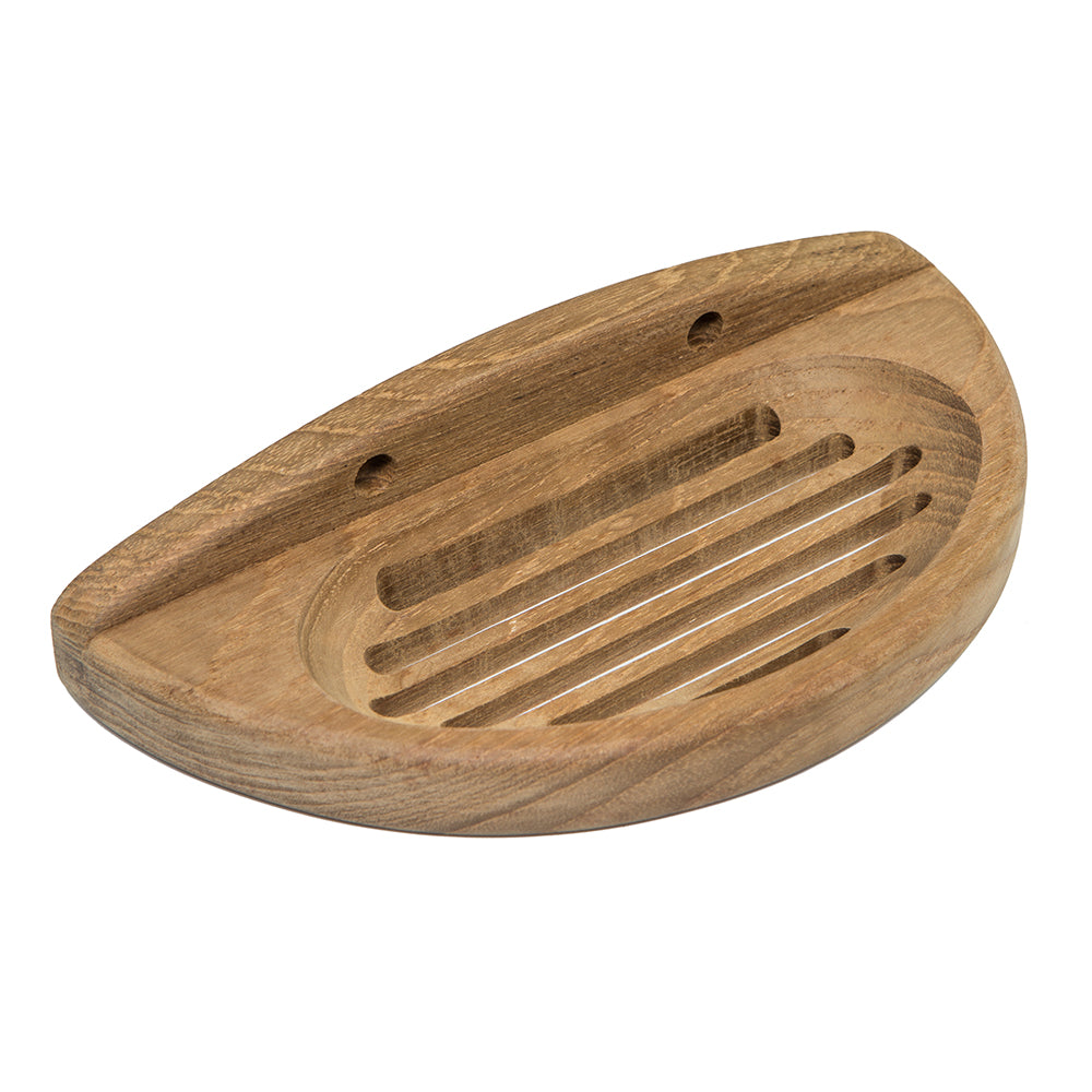 Whitecap Teak Oval Soap Dish 62315
