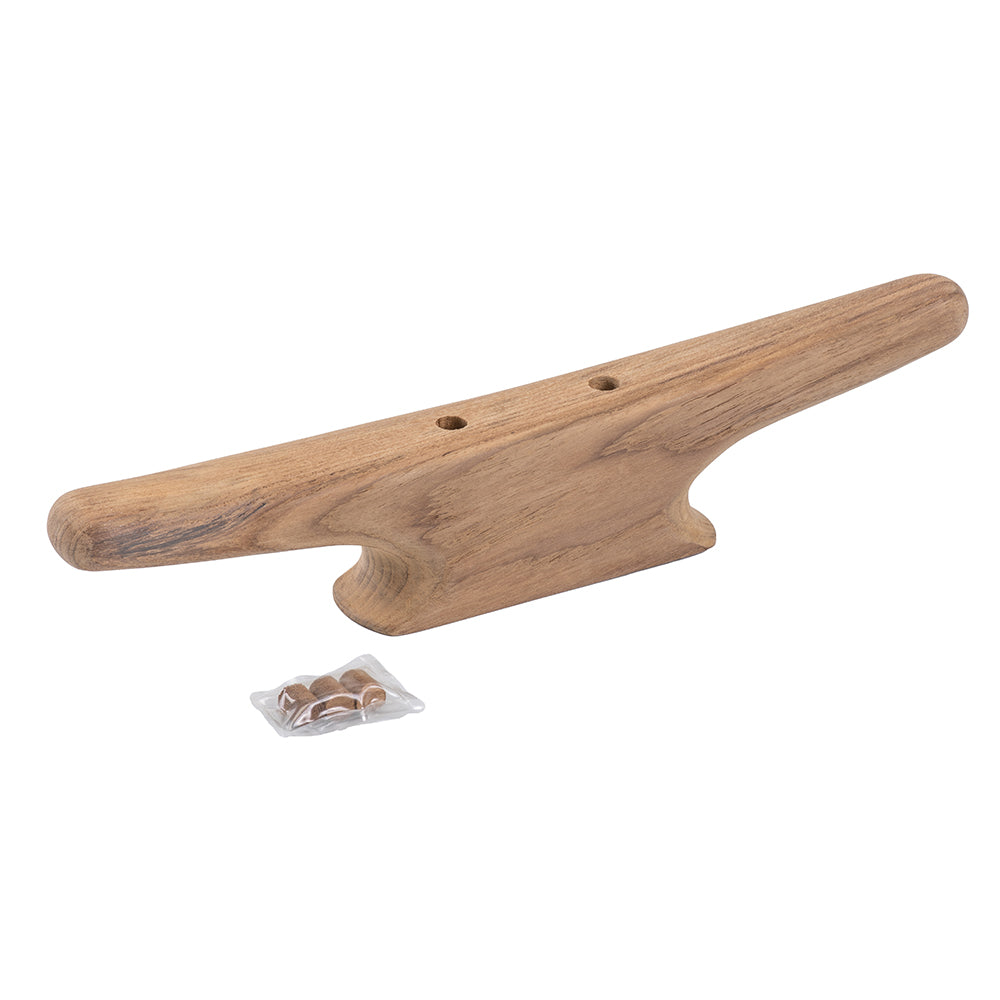Whitecap 12" Cleat - Teak 60406