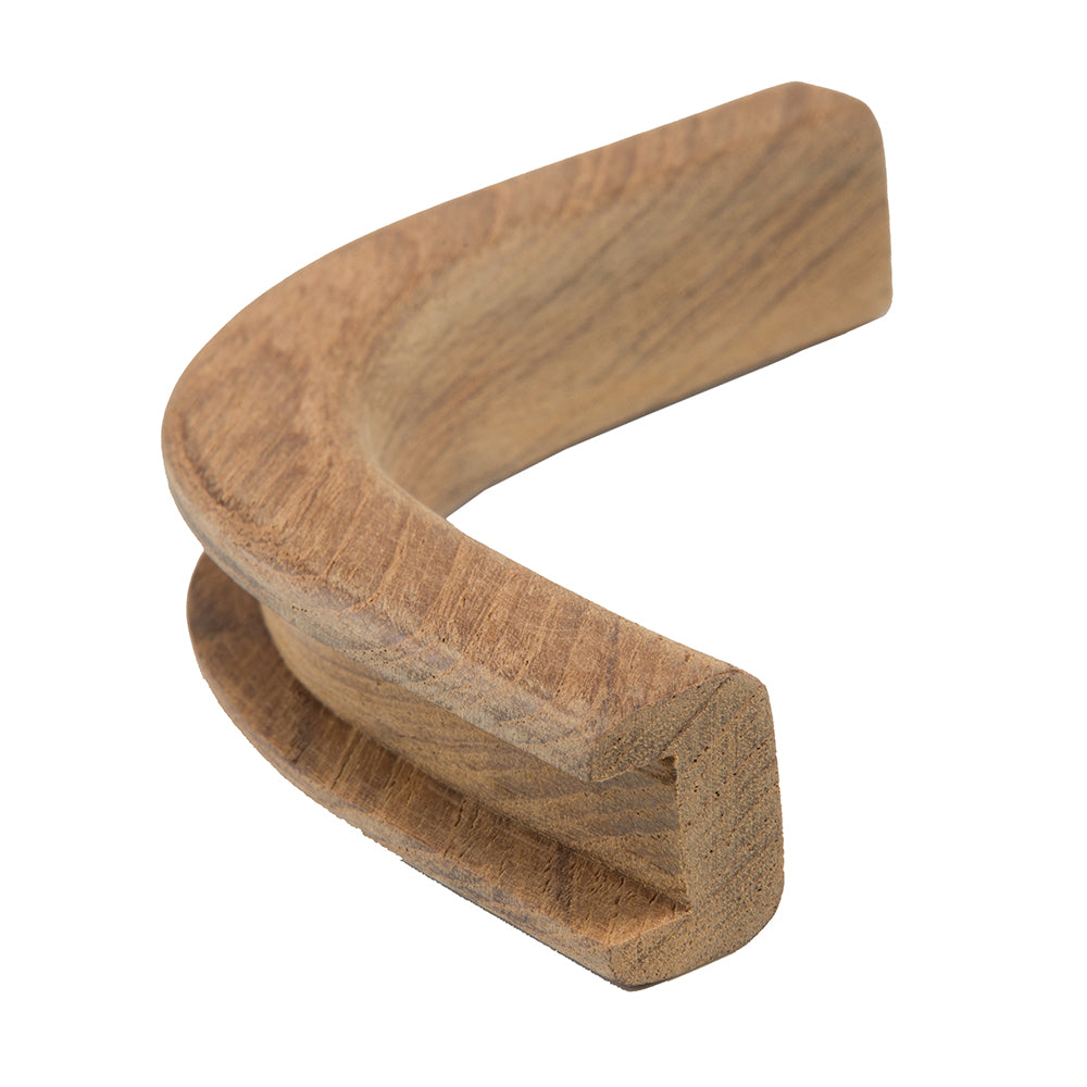 Whitecap Teak Track Inside Corner Molding - 1/2" 60822