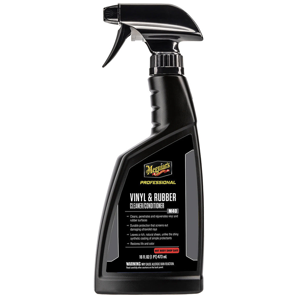 Meguiar's M40 Mirror Glaze Vinyl & Rubber Cleaner & Conditioner - 16oz M4016