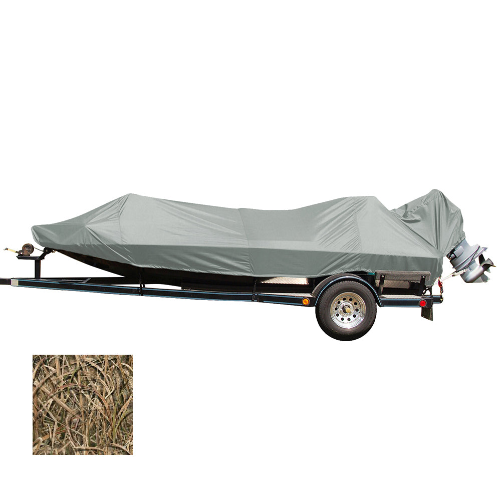 Carver Performance Poly-Guard Styled-to-Fit Boat Cover f/17.5' Jon Style Bass Boats - Shadow Grass 77817C-SG