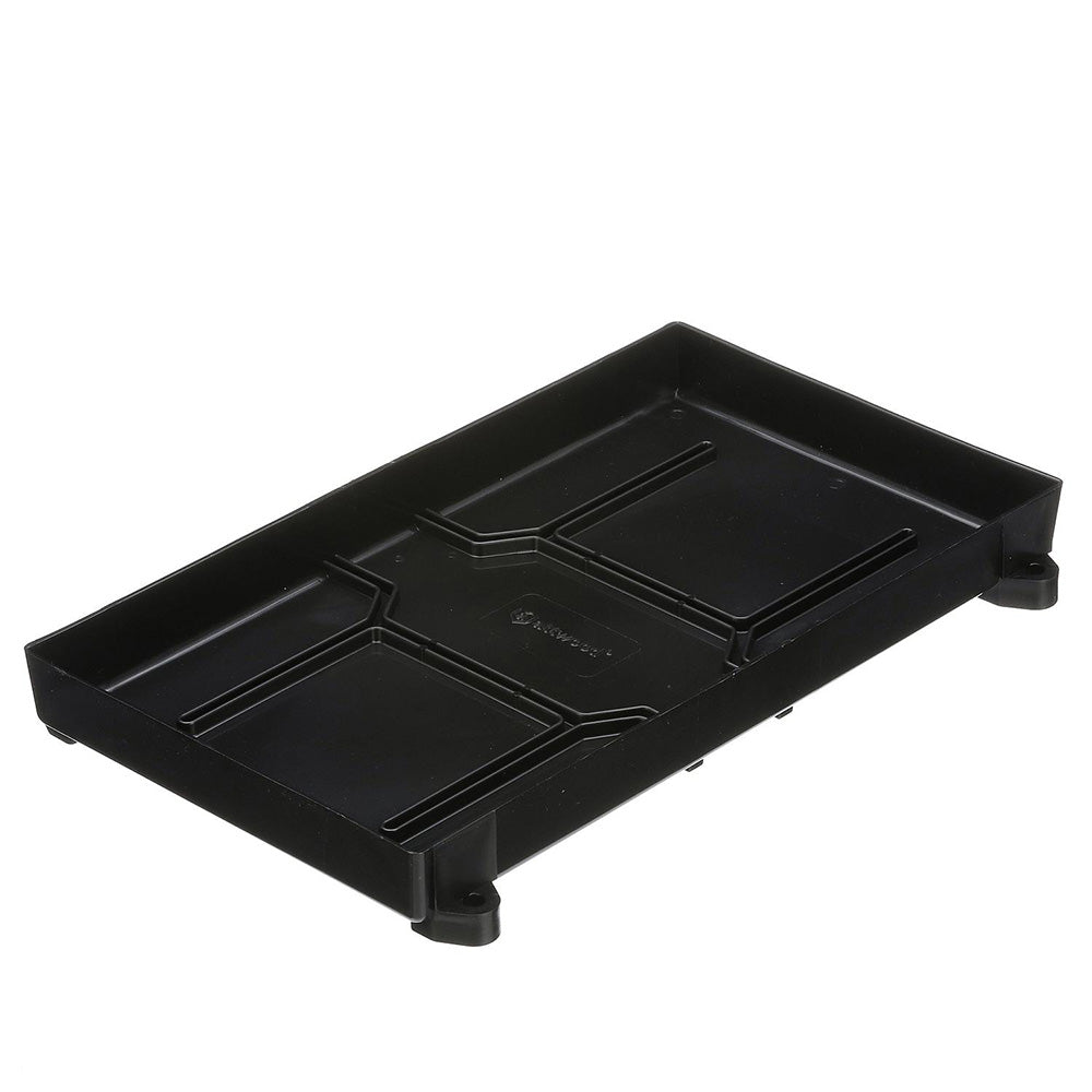 Attwood Marine Battery Tray with Strap, For 27/27M Batteries, 10-1/2 in Max Height, 12-3/8 x 7-1/8 in