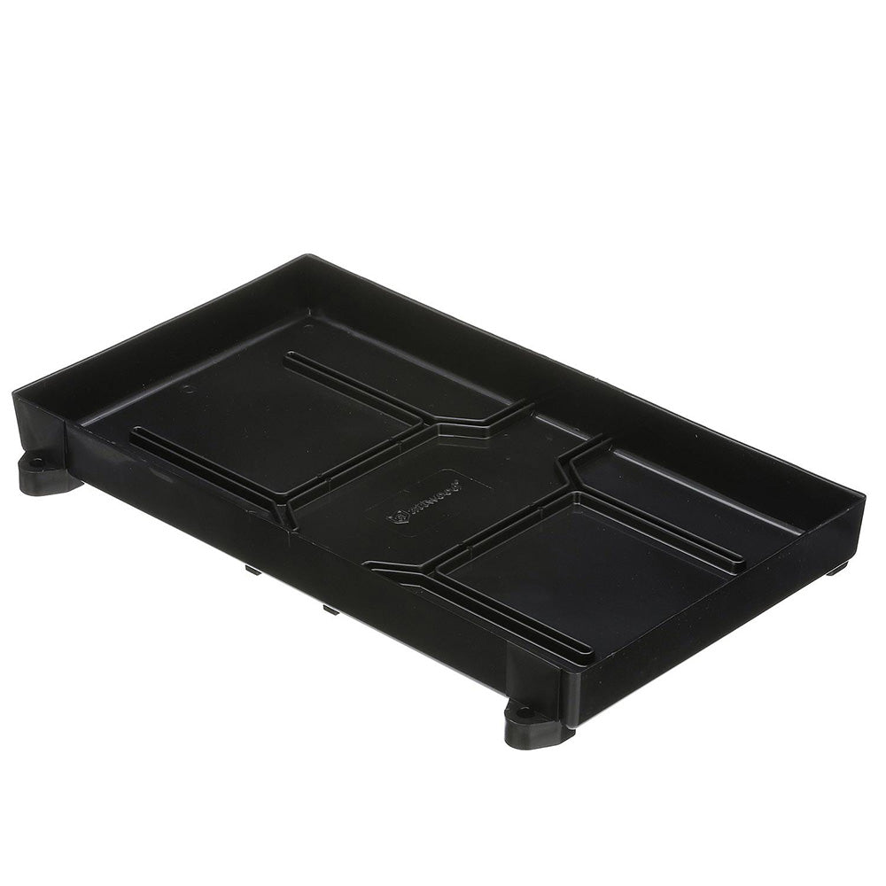 Attwood Marine Battery Tray with Strap, For 27/27M Batteries, 10-1/2 in Max Height, 12-3/8 x 7-1/8 in